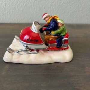 Department 56 Snow Jet Snowmobile Snow Village Figurine Great Condition